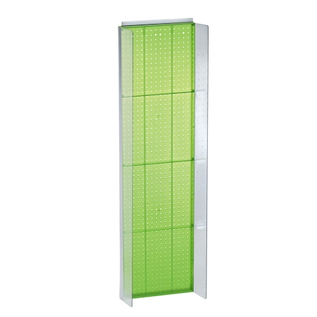 Azar Displays 16"W x 60"H Pegboard Powerwing Display 700356-GRE